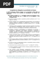 Competencias Presidente