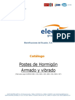 Catálogo Postes Hormigón Armado