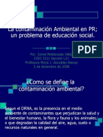 La Contaminación Ambiental en PR