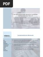 Download Kurzbericht zur Oracle-vibrio-Studie Journalisten im Web 2 0 vom Mai 2008 kurzfassung by vibrio Kommunikationsmanagement Dr Kausch GmbH SN3648847 doc pdf