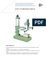 Ficha Tecnica Taladro Radial z3040 X 10