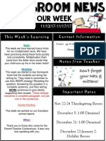 Weekly Newsletter Powerpoint 13-17