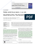 Multiple Suicidal Firearm Injuries: A Case Study: Egyptian Journal of Forensic Sciences