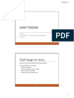 Shaft Design Stress Analysis