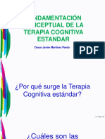 Fundamentación Conceptual de La Terapia Cognitiva Estandar - Personalidad