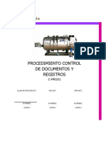 4 Procedimiento de Control de Documentos y Registros