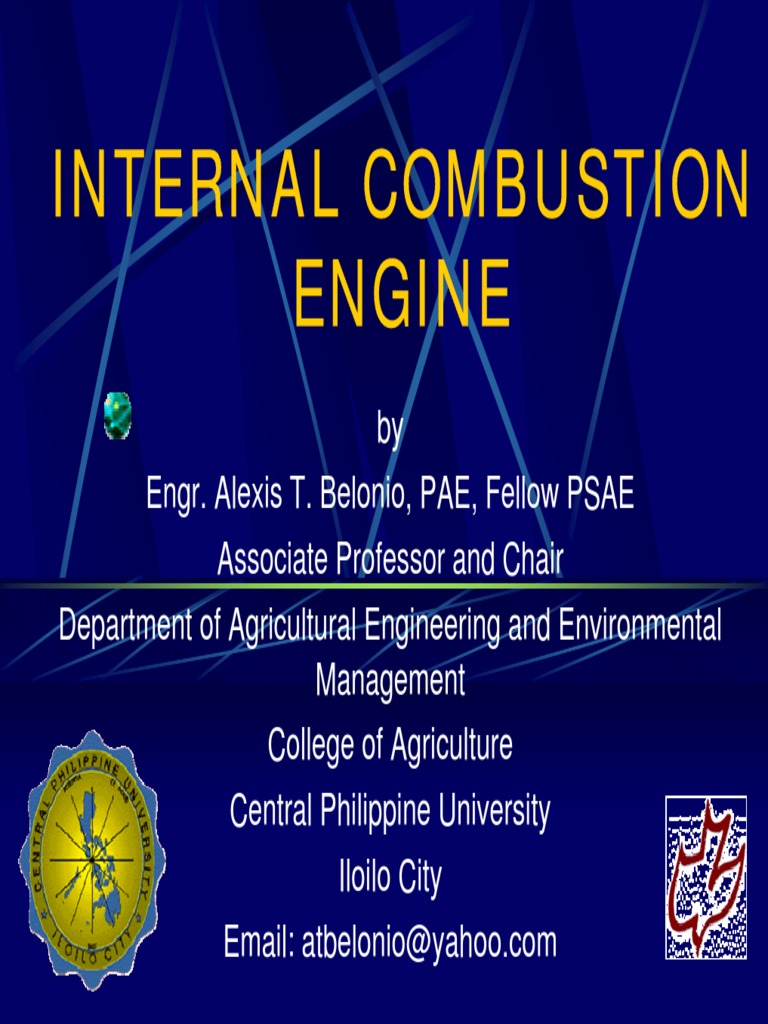 Internal Combustion Engine Overview | PDF | Internal Combustion Engine ...