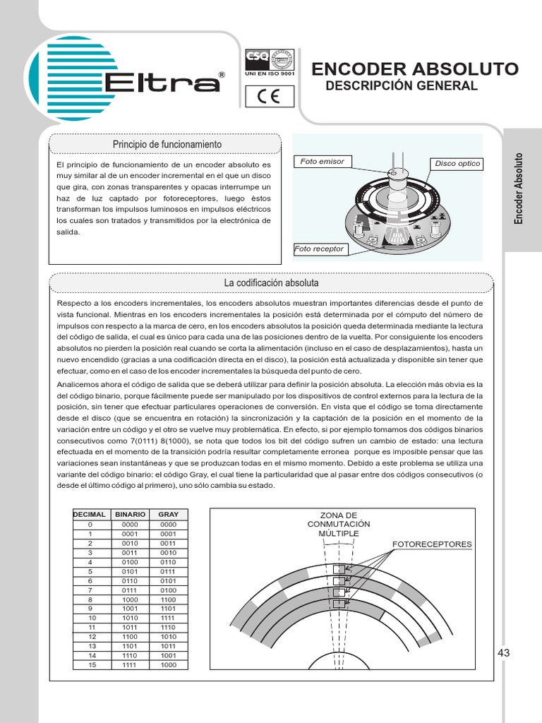 Encoder Absoluto PDF | PDF | Codificaciones | Informática