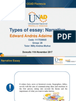 Types of Essay Narrative - EdwardAdaime - 20