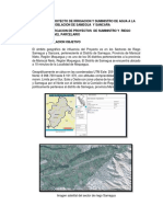 Proyecto de irrigación y suministro de agua a Samegua y Sancara