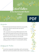 school culture  the environmental charter school