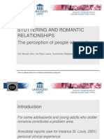 5010 Stuttering and Romantic Relationships The Perception of People Who Stutter