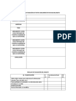 Rejilla de estructuración de textos argumentativos bachillerato