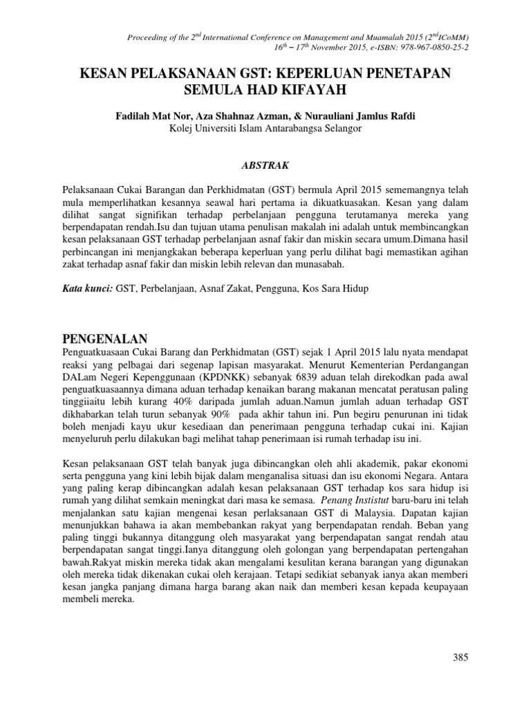 Kebaikan Dan Keburukan Gst Pdf