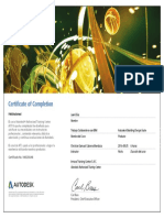 Certificado Muestra Autodesk
