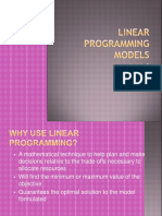 Linear Programming Models