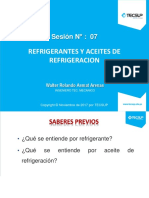 07 - Refrigerantes y Aceites de Refrigeracion