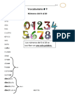 Voc 9 Escritura de Los Numeros 2a PDF