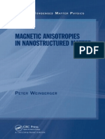 Magnetic Anisotropies in Nanostructured Matter