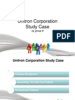 Unitron Corporation Study Case: by Group 8