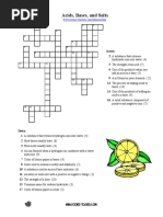 Acidsbasessalts Crossword