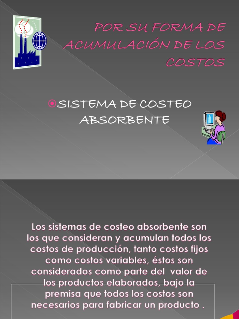 Costeo Absorbente y Directo: Comparativa | PDF | Costo | Contabilidad