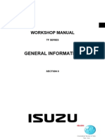 TF SERIES WORKSHOP MANUAL SECTION 0 GENERAL INFORMATION