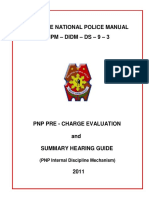Pre-Charge Evaluation and Summary Hearing Guide - PNP