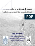 Cambio Climático en Ecosistemas de Páramo PDF