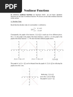 Nonlinear Functions