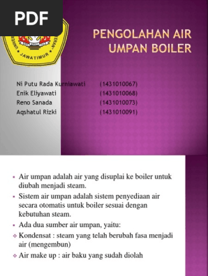 Air Umpan Boiler