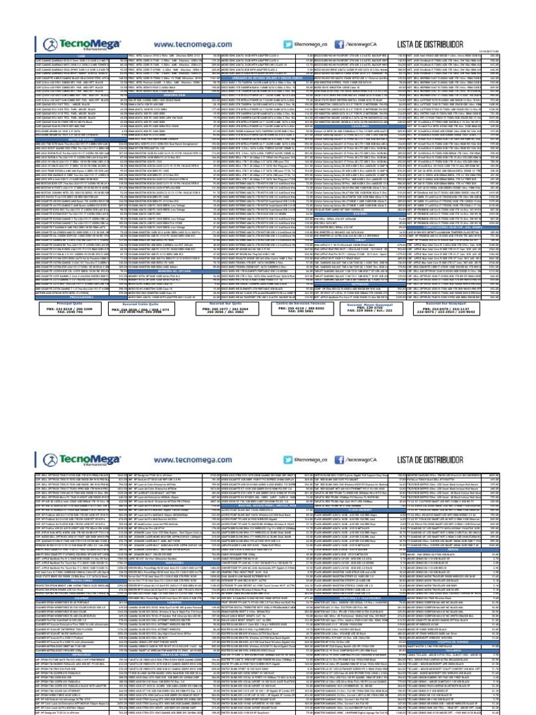 Inventario de Hardware y Accesorios | PDF | Unidad de estado sólido ...