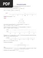 Solving Quadratic Inequalities: Sign Chart