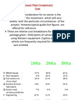 Cement Plant Investment