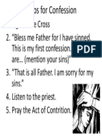Steps For Confession