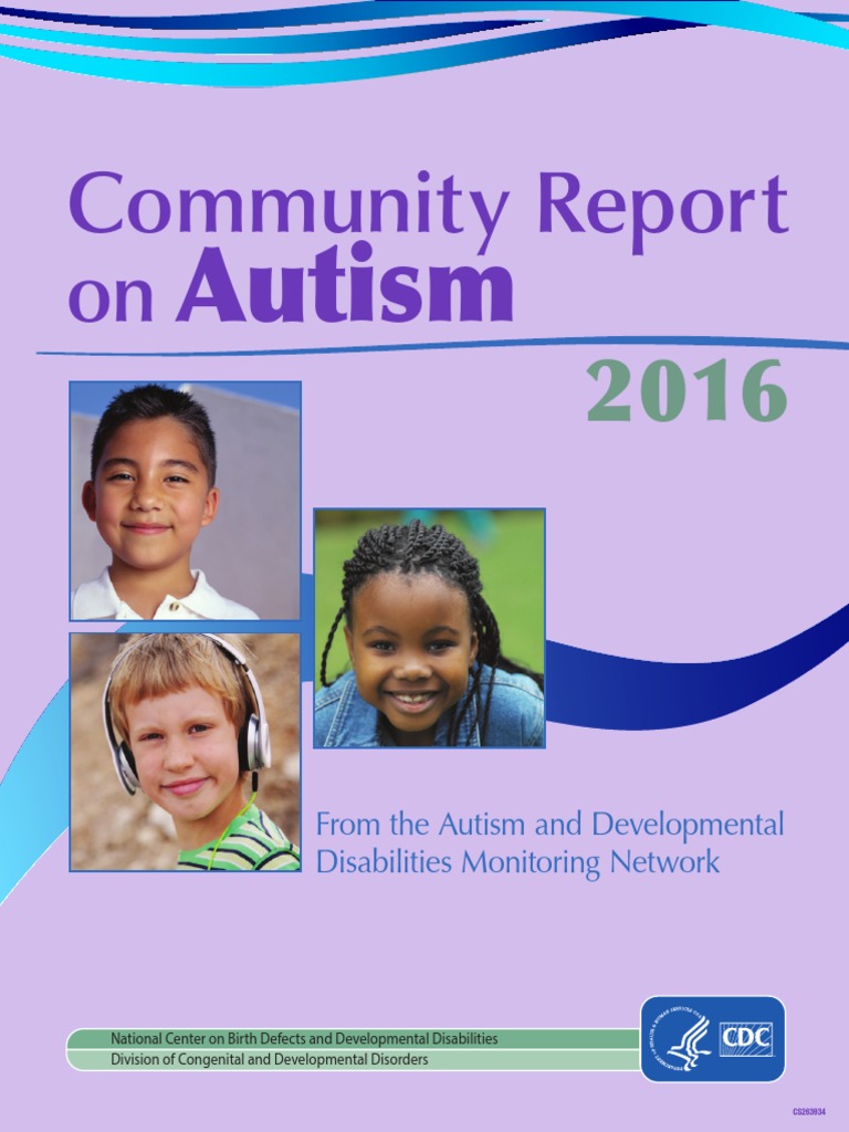 2016 Community Report on Autism Data | PDF | Autism Spectrum ...