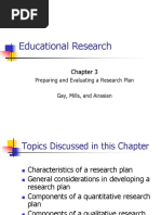 CH03 - Preparing and Evaluating A Research Plan