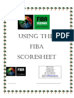 Using Fiba Scoresheet