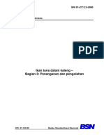 SNI 01-2712.3-2006 Penganan Dan Pengolahan Ikan Tuna Dalam Kaleng III