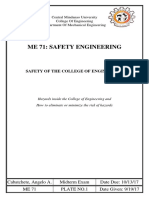 Hazards Inside the College of Engineering and How to Minimize the Hazard