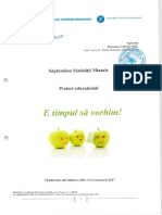 Proiect Saptamanal e Timpul Sa Vorbim PDF