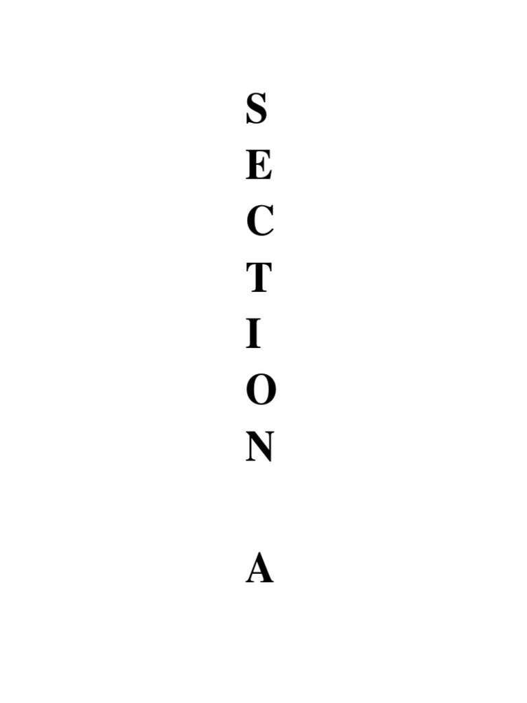 Section A | PDF
