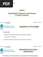 CH-1-2 Hydrostatic Pressure and Forces in Wellbore