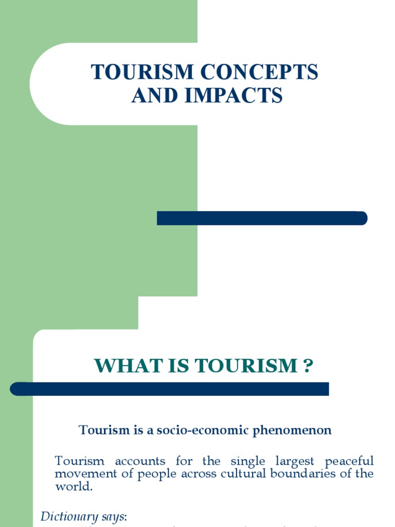Tourism Concepts and Impacts | PDF | Tourism