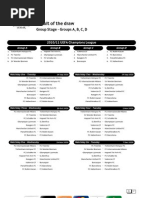 UEFA Champion League 2010-2011 Fixture