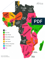 Karta Rasprostranjenosti Resursa u Africi
