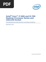 Intel® Core™ I7-800 and I5-700 Processor Series and LGA1156 Socket Thermal and Mechanical Specifications and Design Guidelines