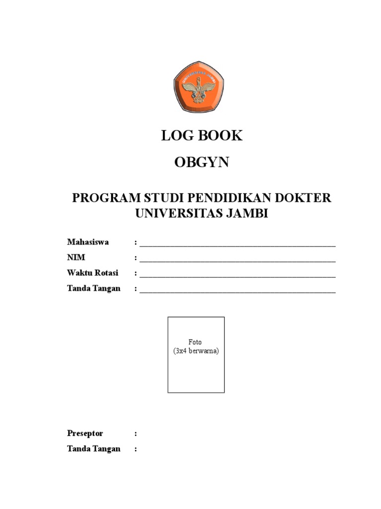 Log Book Obgyn | PDF | Sabar | Pemeriksaan Fisik