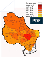 Kartogram Broja Domova u Naseljima Današnje Negotinske Opštine Iz 1884. Godine (Kraljevina Srbija)