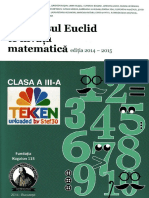 Carti Concursul Euclid Te Invata Matematica Clasa 3 Ed Aktis Kogaion TEKKEN